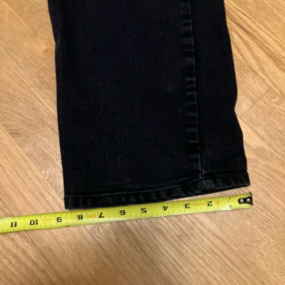 Women's Size 22W Bandolino MANDIE Black Straight Leg Jeans GUC - Picture 6 of 7